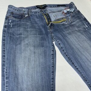 Lucky Brand Jeans Mens 36x30 221 Original Straight Blue Denim Medium Wash Cotton